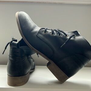 Steve Madden black ankle boots